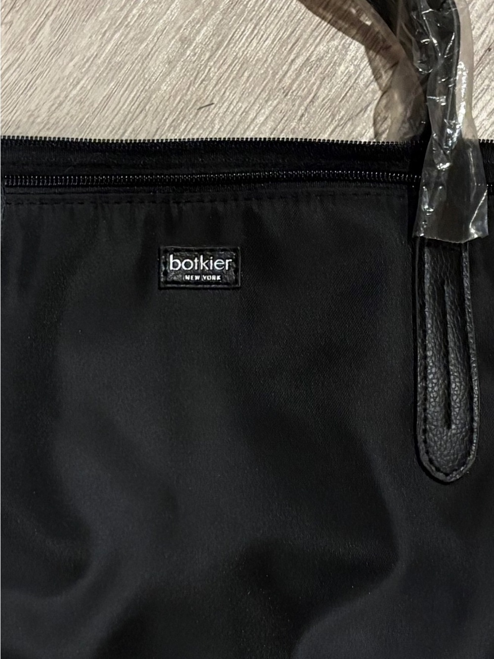 Botkier Black New York Bond Nylon Tote - Picture 2 of 3